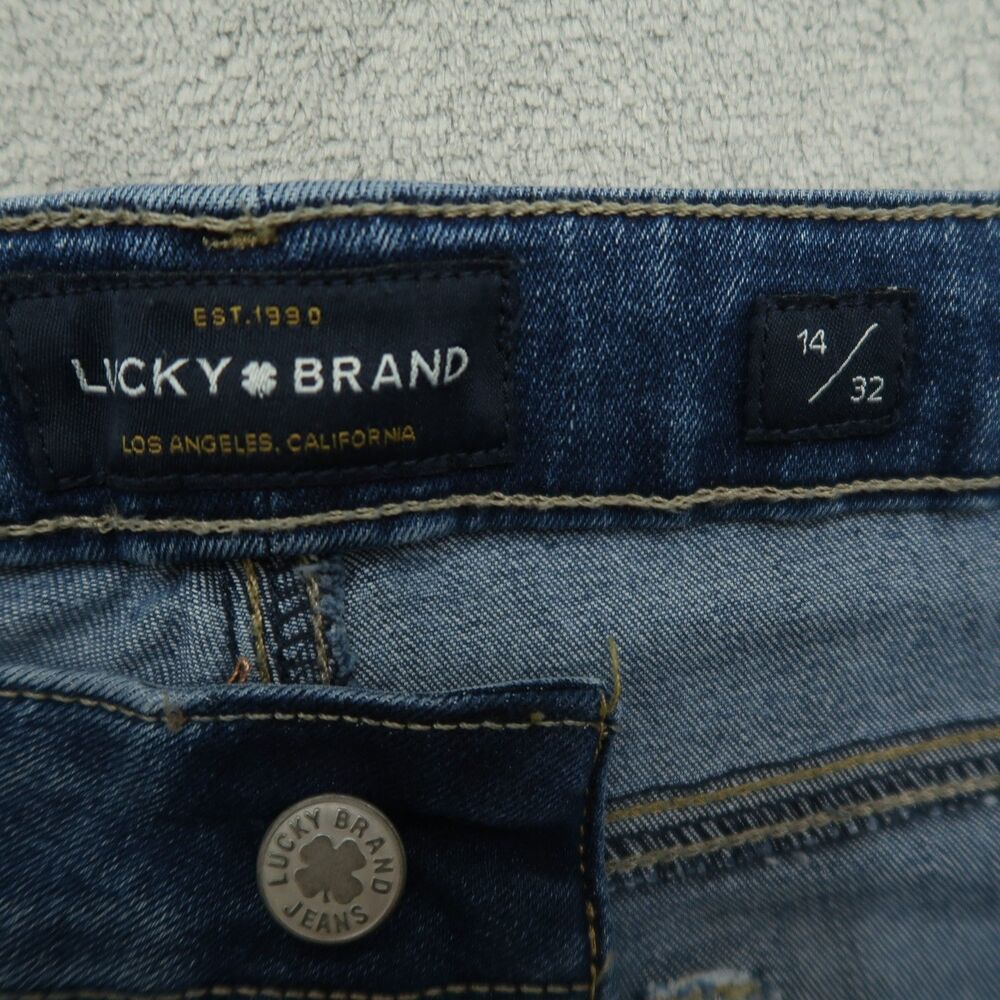 Lucky Brand Jeans Women's Size 14 Mid-Rise Lolita Crop Denim Pants 25" Inseam - Picture 9 of 16